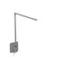 Z-Bar Solo Gen 4 Wall Mount Desk Lamp Wall Light in Silver, Hardwire